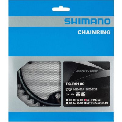 Shimano převodník 39z. R9100 Dura Ace černý 110mm – Zboží Mobilmania