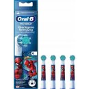 Náhradní hlavice pro elektrický zubní kartáček Oral-B Stages Kids Spiderman 4 ks