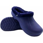 TexBase Pánské clogsy plné s kožíškem modrá – Zboží Dáma