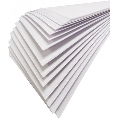 Karton kreslicí čtvrtka - bílá A4 220 g, balení 20 ks – Sleviste.cz