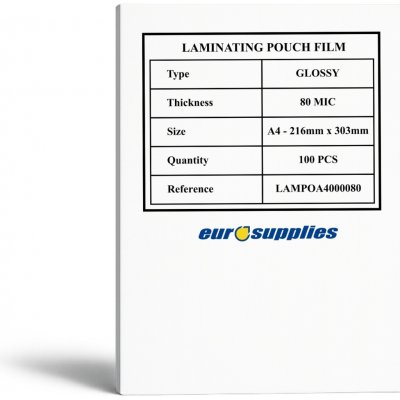 EUROSUPPLIES A4/160 lesklé - balení 100 ks – Hledejceny.cz