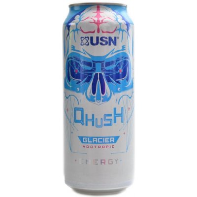 USN Qhush energy drink Glacier 0,5 l – Sleviste.cz