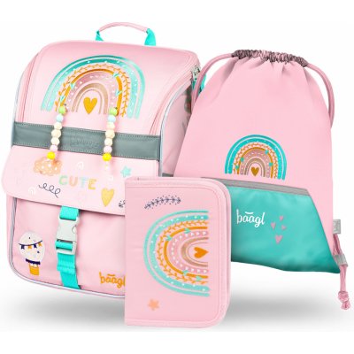 BAAGL ZIPPY Duha růžová – Zboží Mobilmania