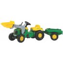 Rolly Toys Kid John Deere s čelním nakladačem a přívěsem