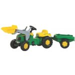 Rolly Toys Kid John Deere s čelním nakladačem a přívěsem – Hledejceny.cz