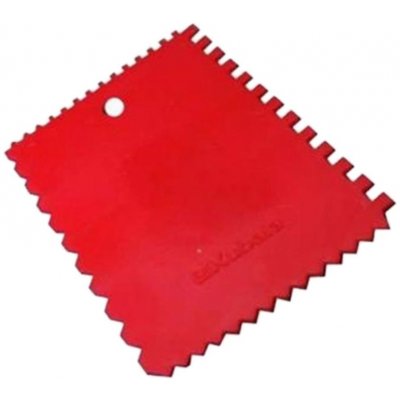 KUBALA Stěrka plastová zubová, univerzální 135x90mm – Zboží Mobilmania