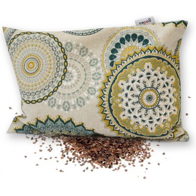 GADEO MANDALA zelená pohankové slupky s levandulí, 28x38 cm – Zboží Mobilmania