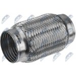NTY Pružná spojka výfuku 63MM X 150MM/ocelový nerezová (UV-001)