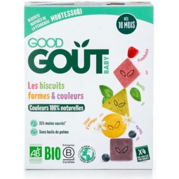 Good Gout BIO Sušenky barvy & tvary 80 g