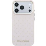 Karl Lagerfeld PU Perforated Gold Dots MagSafe zadní kryt pro iPhone 17 Pro Max Pink – Zboží Živě