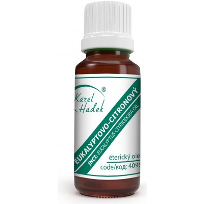 Karel Hadek Eukalyptovo-Citronový Éterický olej 20 ml – Hledejceny.cz