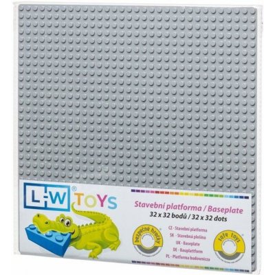 L-W Toys Základová deska 32x32 světle šedá – Sleviste.cz