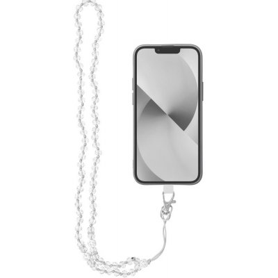 Apolis Přívěsek na telefon CRYSTAL DIAMOND / délka 37 cm / přívěsek na krk - bílý 542193 – Zboží Živě