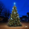 Vánoční osvětlení DecoLED Sada LED osvětlení pro stromy s výškou 6-8m, teplá bílá s bleskem, ledové dekorace EFD11