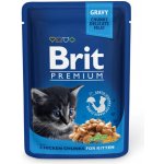 Brit Premium Cat Pouches Chicken Chunks for Kitten 24 x 100 g – Zboží Mobilmania