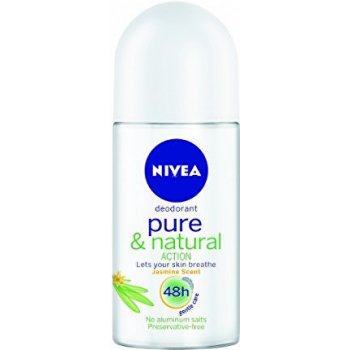 Nivea Pure & Natural Action Jasmín Woman roll-on 50 ml