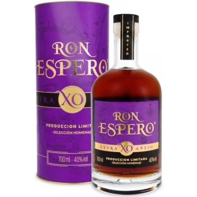 Ron Espero Espero Extra aňejo XO 40% 0,7 l (holá láhev)