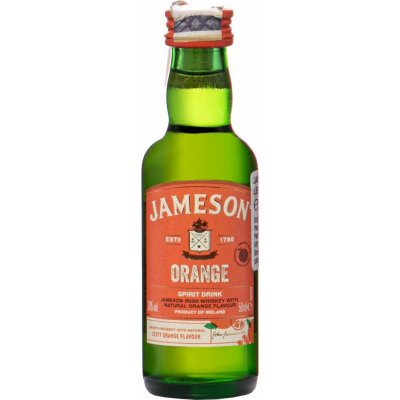 Jameson Orange Mini 30% 0,05 l (čistá flaša) – Zbozi.Blesk.cz