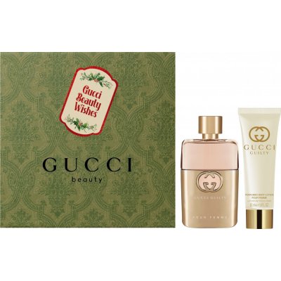 Gucci Guilty Pour Femme 2021 -EDT 50 ml tělové mléko 50 ml – Zboží Mobilmania