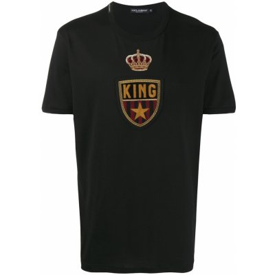 Dolce & Gabbana King tričko 46 černá
