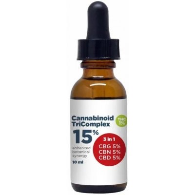 CBD Tricomplex 15% CBD/CBG/CBN 10 ml – Zboží Mobilmania