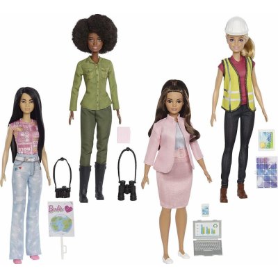 Barbie Povolání Ekologie je budoucnost set 4 panenky s doplňky – Zbozi.Blesk.cz