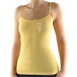 Gina dámské košilka, úzká ramínka, bezešvé, s potiskem Bamboo Cotton 08989P angreštová bílá – Zboží Dáma