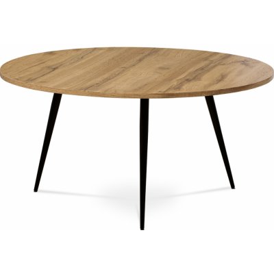 Autronic AF-3004 OAK MDF divoký dub, kov černý lak – Zboží Mobilmania