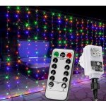 Voltronic 68204 Vánoční světelný závěs 6 x 3 m 600 LED barevný – Hledejceny.cz
