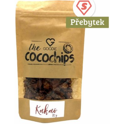 Goodie Bio Kokosové chipsy Kakao 70 g – Sleviste.cz