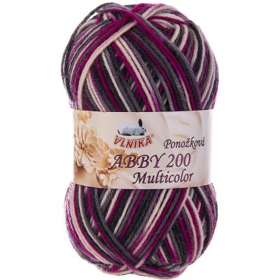 VLNIKA Příze Abby 200 multicolor ponožková Varianta: 357 – Hledejceny.cz