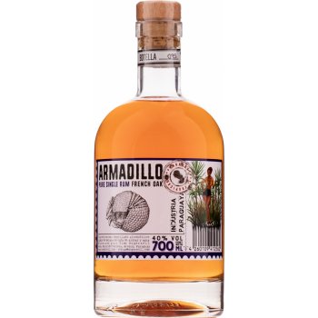 Armadillo French Oak Pure Single Rum 40% 0,7 l (holá láhev)