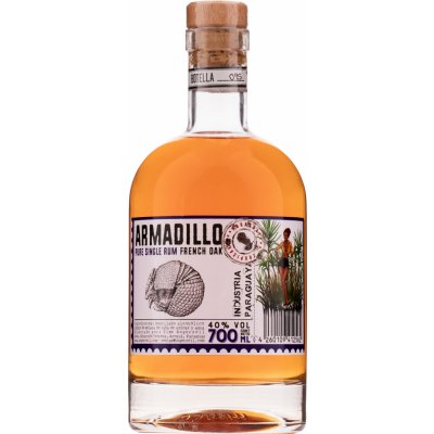Armadillo French Oak Pure Single Rum 40% 0,7 l (holá láhev)