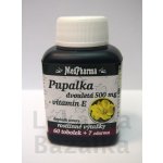 MedPharma Pupalka dvouletá 500 mg + Vitamín E 67 kapslí – Hledejceny.cz