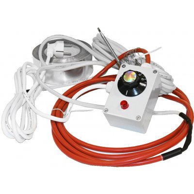 Mellarius Topný kabel s regulací 5 m – Zboží Mobilmania