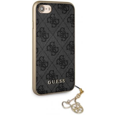 Pouzdro Guess Charms Hard Case 4G iPhone 7/8/SE2020/SE2022 šedé – Zboží Mobilmania