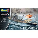 Model Revell Plastic ModelKit loď Battleship Bismarck 1:350