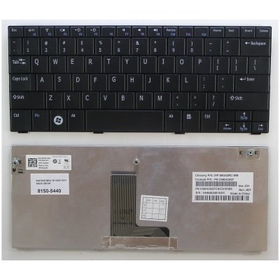 klávesnice pro notebook Dell Inspiron Mini 10 1010 1011 černá US – Zbozi.Blesk.cz