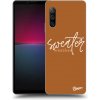 Pouzdro a kryt na mobilní telefon Sony Pouzdro Picasee silikonové Sony Xperia 10 IV 5G - Sweater weather černé