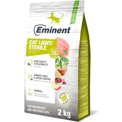 Eminent Adult Cat Light Sterile Chicken 2 kg – Sleviste.cz
