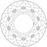 Přední brzdový kotouč Brembo YAMAHA 600 YZF R6 2005 - 2016 | Zboží Auto
