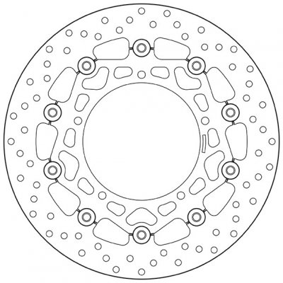 Přední brzdový kotouč Brembo YAMAHA 600 YZF R6 2005 - 2016 | Zboží Auto