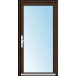 OknaDvereNaMiru.cz Vchodové plastové dveře SLOUPKOVÉ Celoprosklené bílá 110 x 220 cm – Zboží Mobilmania