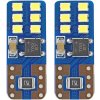 Xenonová výbojka CANBUS LED žárovky 12 x SMD, UltraBright 2016, T10e W5W White, 12 V / 24 V.