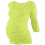 Jožánek Johanka těhotenské tričko 3/4 rukáv světle zelená – Zboží Dáma