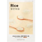 Missha Airy Fit Sheet Mask Rice plátýnková maska s výtažkem z rýže 19 g – Zbozi.Blesk.cz