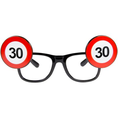 Folat Párty brýle číslo 30 dopravní značky – Zbozi.Blesk.cz