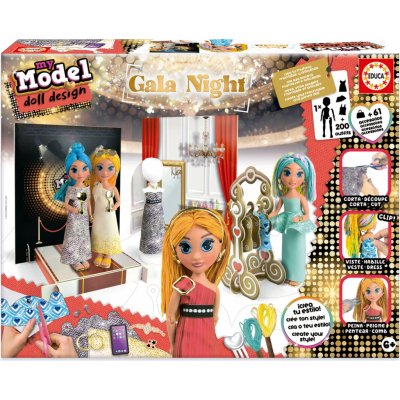 EDUCA Kreativní sada My Model Doll Design: Gala noc – Hledejceny.cz