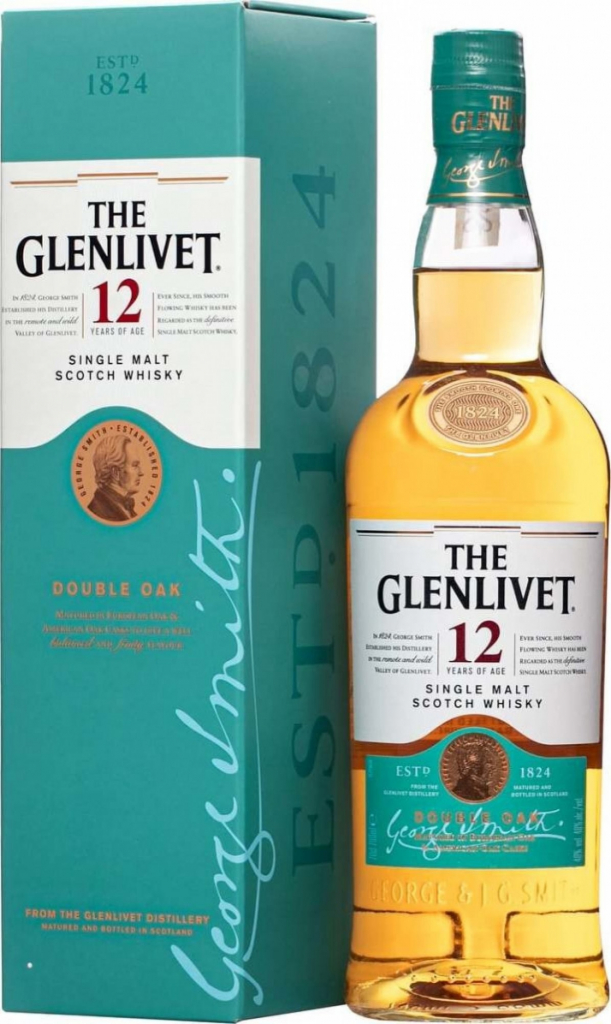 Glenlivet double oak 12y 40% 0,7 l (karton)