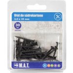 Vrut do sádrokar.3,5x35mm hrubý z.,f. (30ks) – Hledejceny.cz